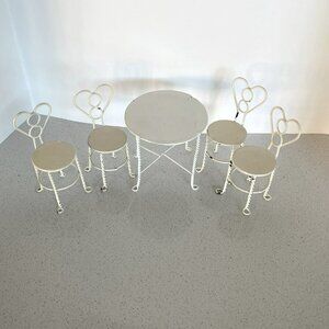 Miniature Dollhouse Ice Cream Parlor Set
